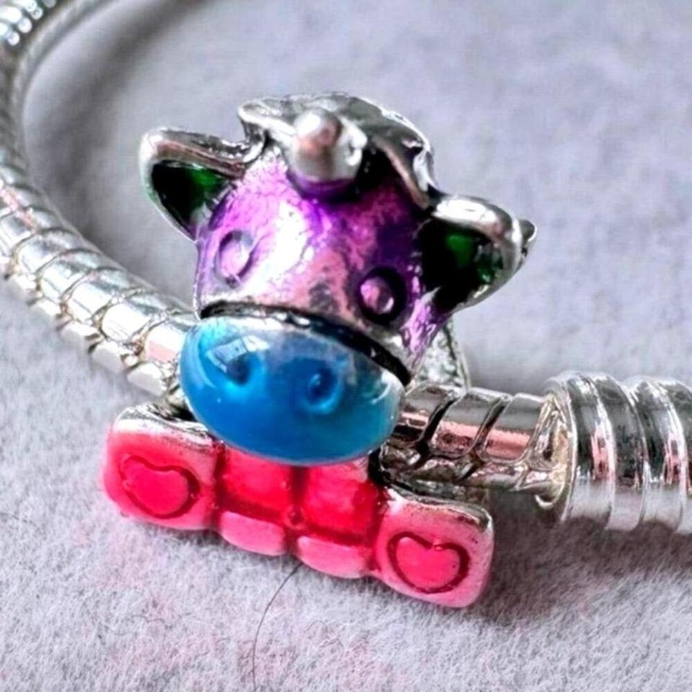 Rainbow Pony with Wings European Charm fits PANDORA